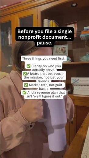 Before you file a single nonprofit document…