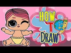 How to Draw a LOL Baby | DrawingwithKIDS | FREE Coloring Page Printable