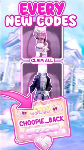 EVERY NEW CODE IN THE NEW DRESS TO IMPRESS UPDATE! #dresstoimpress #dti #roblox #codes #dtiupdate