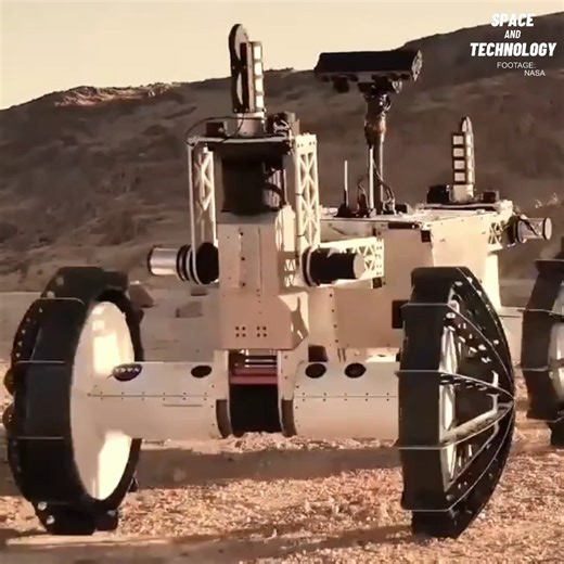 A pair of two-wheeled axel robotic rovers to explore mars | Space and Technology