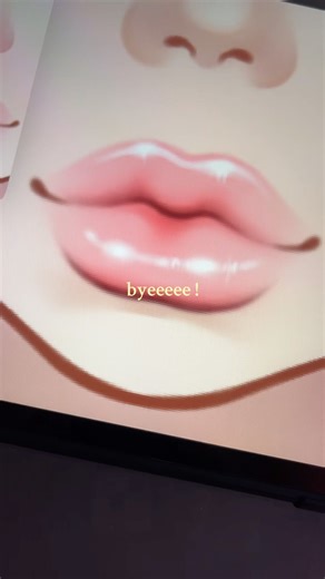 #art #digitalpainting #drawing #drawingtutorial #lips #music #cuteart