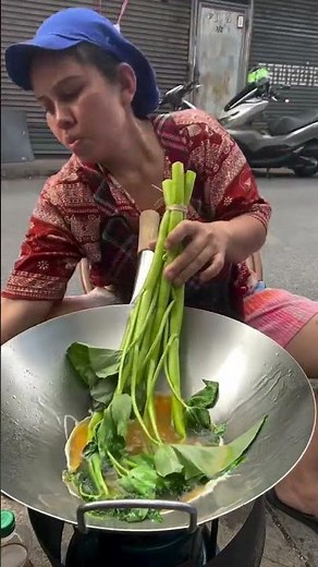 ไข่เจียวผักบุ้งไข่ไทย #สร้างรายได้จากเนื้อหา #streetfoodrecipes