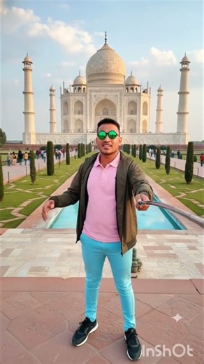 "Dil Le Gaya Taj Mahal Ka Nazara 😍✨ #TravelVlog #Agra"#shorts