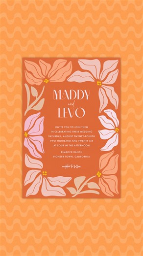 Greenvelope | Online Invites on Instagram: "Wedding colors to fall in love with ❤️ #greenvelope #digitalinvites #weddingstationery #weddinginspiration #weddingcolors #colorinspiration"