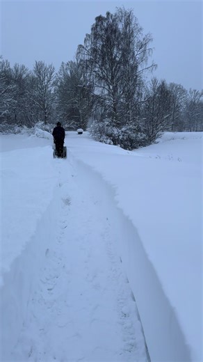 70 cm snö – vinterväder fortsätter att imponera!