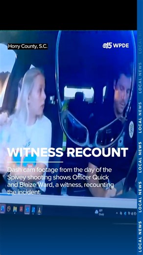 79K views · 141 reactions | A LOOK INSIDE THE COURTROOM: Dash-cam footage from the day of the Scott Spivey shooting shows witness Blaize Ward recounting the incident. Spivey was in the black truck and Boyd in the white. Go to wpde.com for live updates | WPDE ABC15 | Facebook