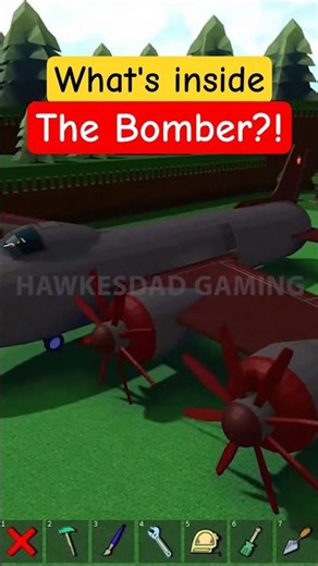 Roblox Build a Boat for Treasure What's inside the HawkesDad Bomber Airplane?