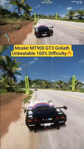 Mosler MT900 GT3 Goliath Unbeatable 100% Difficulty🔥🔥 #forzahorizon5