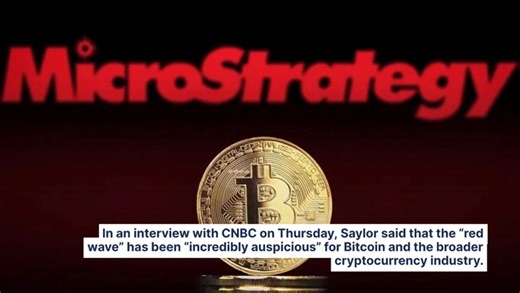 Michael Saylor Is Planning A Bitcoin $100K Party At His House, Expects End Of War On Crypto Under Tr