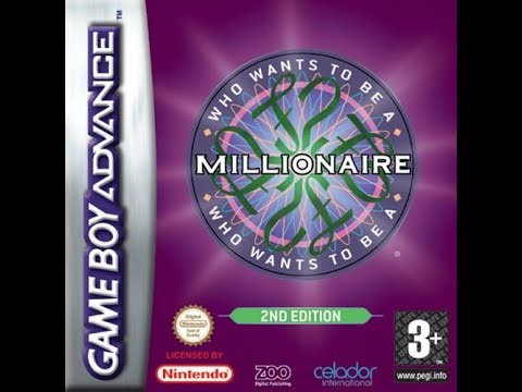 Who Wants to Be a Millionaire UK 2nd Edition Gameboy Advance John Carpenter Game #20