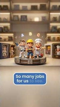 Which Job Will You Choose? M–Z | Jobs Alphabet Song #jobsforkids #abcsong #actionfigures