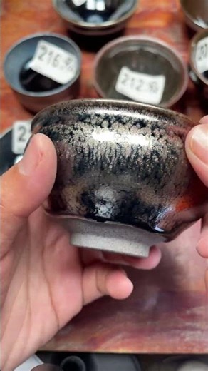 Jianzhan wood fired tea cup iron clay 柴燒黑瓷建盞 黑底銀滴 茶杯茶海茶器