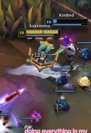 kindred, the unkillable demon king 👑 #leagueoflegends #riotgames #lol #aram #gamingclips