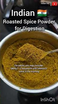 7-Ingredient Roasted Herbal Powder | Methi, Jeera, Saunf & Ajwain | Digestive Powder