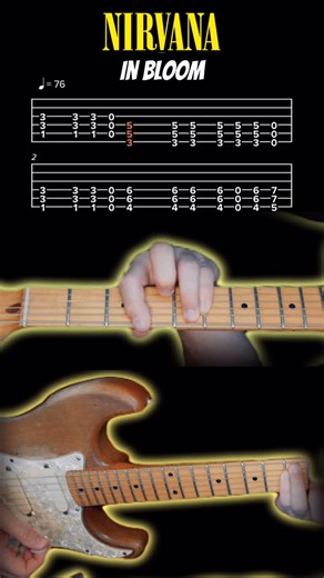 Matt on Instagram: "In Bloom - Nirvana Guitar Tutorial (Tabs) #guitar #guitartutorial #guitarsdaily #guitarist #beginnerguitar #guitarcover #guitartabs #nirvana #kurtcobain #inbloom #music #fyp"