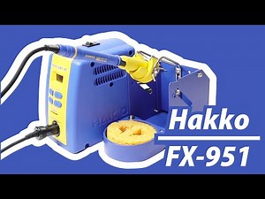I got a professional soldering iron, HAKKO FX-951!