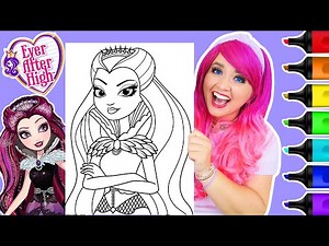 Coloring Ever After High Raven Queen Coloring Page | Ohuhu Paint Markers