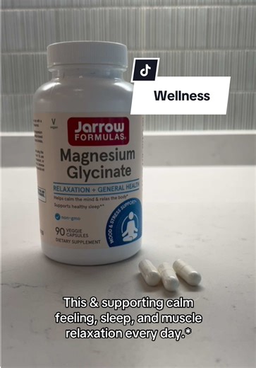 Becaus self-care starts from within. Jarrow Magnesium Glycinate = our go-to for supporting a calm feeling, sleep, and muscle relaxation.* *These statements have not been evaluated by the Food and Drug Administration. This product is not intended to diagnose, treat, cure or prevent any disease. #jarrowformulas #everydayessentials #magnesiumglycinatebenefits #musclerecovery #calm