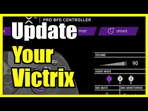 How to Update your Victrix Pro BFG Controller on Control Hub App (Wired or with Dongle)