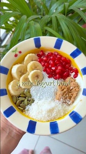 5-Minute Gut-Friendly Yogurt Chia Bowl | Healthy Breakfast Recipe | High Fibre Breakfast #trending
