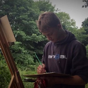 A masterclass from the teenage millionaire artist. http://bbc.in/2tMKhc1 | BBC Norfolk
