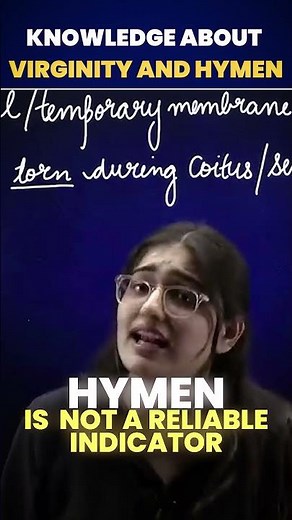 Myths about VIRGINITY and HYMEN !! ❌ #PW #Shorts #Biology