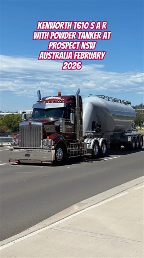 Kenworth T610 S A R Prime Mover Powder Tanker Prospect NSW Australia #kenworth #trucks #australia
