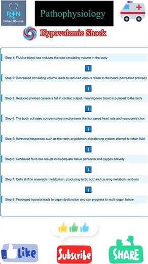 Hypovolemic Shock Pathophysiology