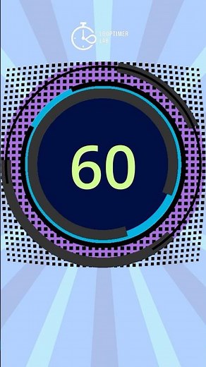 60 Second Countdown Timer with Sound ⏰ Ticking Clock for Focus, Study & Classroom #studytimer
