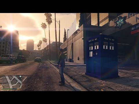 GTA V Doctor Who The TARDIS Mod