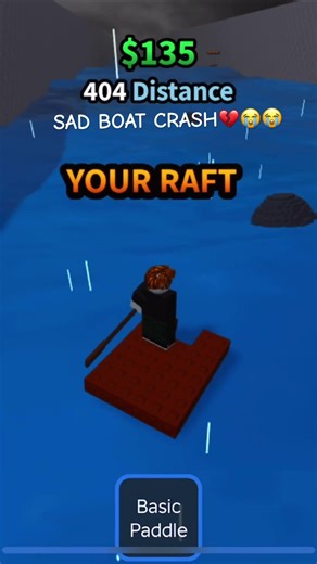 VERY SAD BOAT CRASH! (game draw a raft and set sail)
