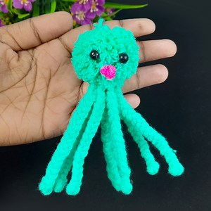 14K views · 66 reactions | It's so Cute ☀️ Super Easy Octopus Making Idea with Yarn - You will Love It !! DIY Woolen Crafts | Rana Craft | Facebook