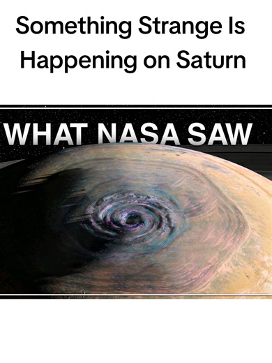 “They expected rings and storms… but this is nothing they predicted.” Something Strange Is Happening on Saturn Recent data from spacecraft and Earth-based telescopes is revealing unusual behavior in Saturn’s atmosphere and rings — from unexpected storm patterns and magnetic field anomalies to ring structures that shift without explanation. These strange signals are forcing scientists to revisit models of how gas giants actually behave, and what unseen forces might be shaping them. #Saturn #Space