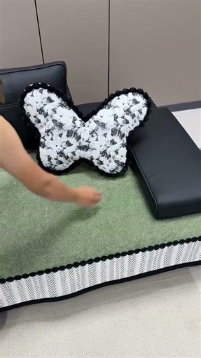 Transforming My Black Leather Sofa! 💚✨ | Aesthetic Sofa Cover Refresh