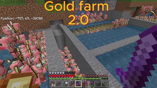Ultimate Guide to Minecraft Bedrock Gold Farming
