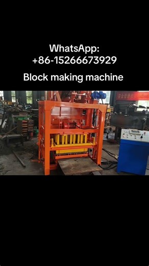 Small automatic concrete hollow block making machine price