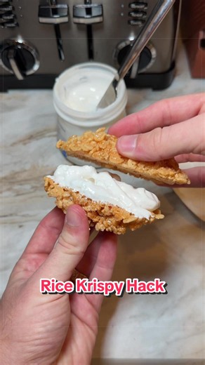 Level 100 Rice Krispy Treat😋 #airfryer #foodhacks #ricekrispietreats #thefoodguy #cookinghacks