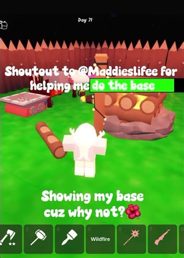 1st time i completed my base! #roblox #99nightintheforest#robloxedit #edit #trending #viral #forest