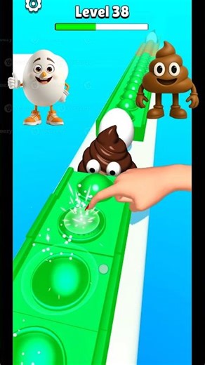 POOP vs EGG! The Funniest 3D! 💩 🥚 😂 #gaming #shorts #shortfeedPop #viralshorts