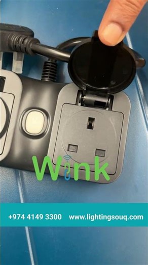 WINK WiFi Smart Outdoor Plug – control your outdoor devices remotely with smart scheduling.
