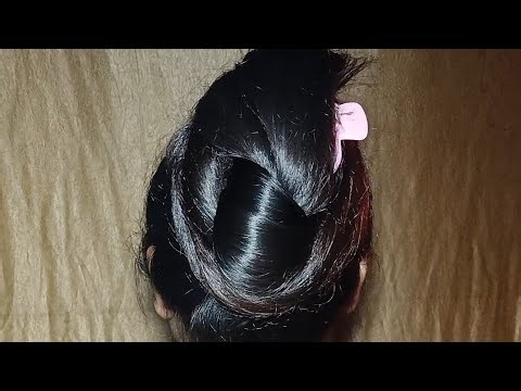 Easy Long Hair Bun Tutorial | Messy & Stylish Look