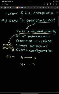 Ch4-1 What is covalent bond?