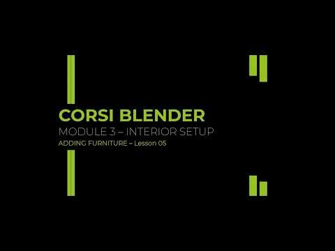 Blender Interior Design Course - Module 3 - Lecture 05 - English Version