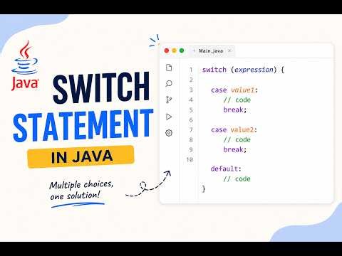 Java Switch Statement Explained | Java for Beginners