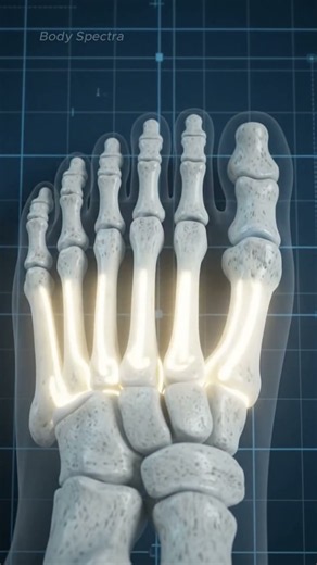 The 5 Hidden Bones That Power Every Step 🦶🦴 | Metatarsals Explained