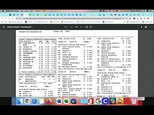 How to Read a Transcript- Shorter Version