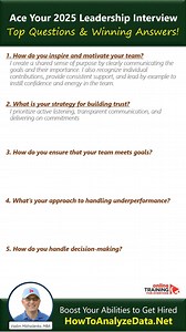 88K views · 741 reactions | Ace Your 2025 Leadership Job Interview:...