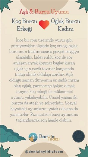 💖 Koç ve Oğlak Burç Uyumu - #burçuyumu #koçerkeği #oğlakkadını