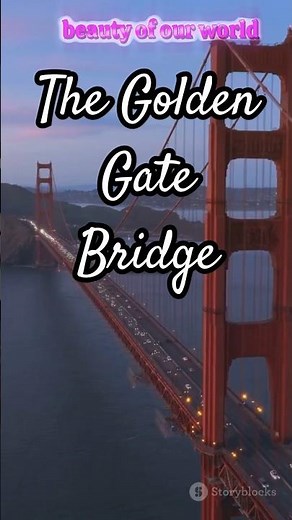 "The Golden Gate Bridge: An Icon of Engineering and Beauty" #facts