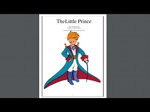 The Little Prince 4K Audiobook for English Beginners (A1-B1) with subtitles #childrenstory